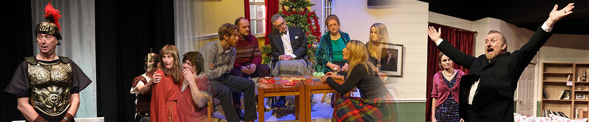 Montage of plays performed in Nantwich Theatre