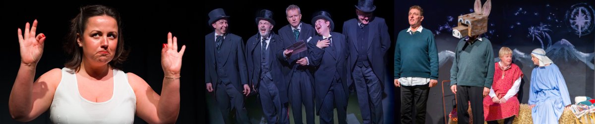 Montage of plays performed in Nantwich Theatre