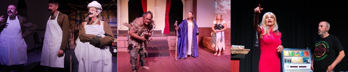 Montage of plays performed in Nantwich Theatre