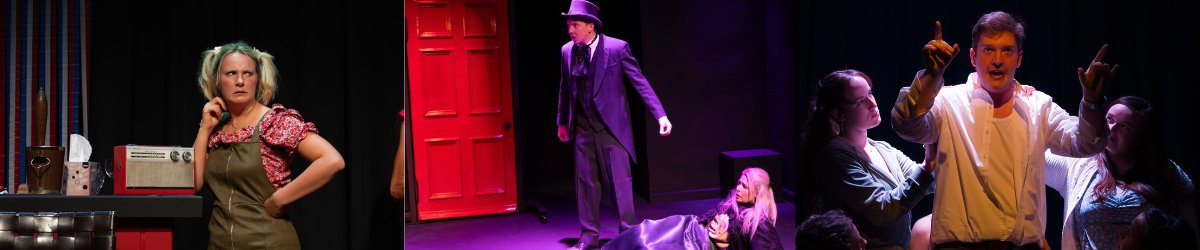 Montage of plays performed in Nantwich Theatre
